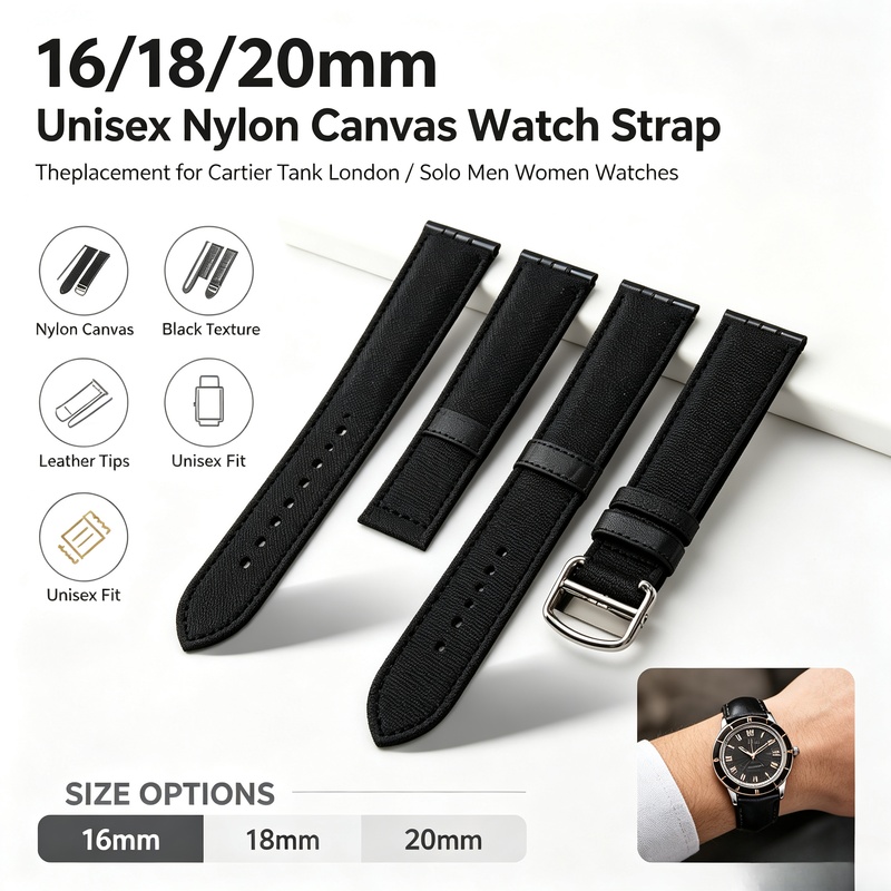 16/18/20mm Unisex Weiches Nylo – Men'S Accessories London Bewertung und Preis